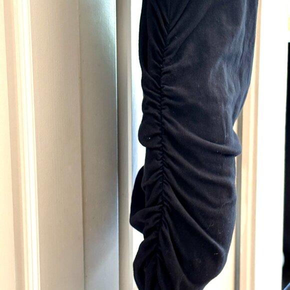 Michael Stars Black Ruched Tank Maxi Dress S - Picture 5 of 10